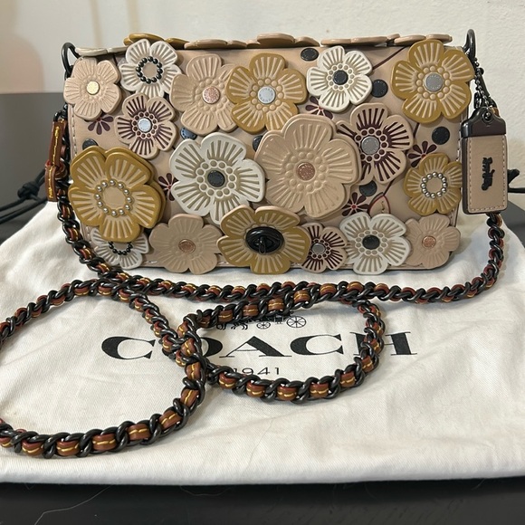 Coach Handbags - Coach Dinky Tea Rose Crossbody 38197